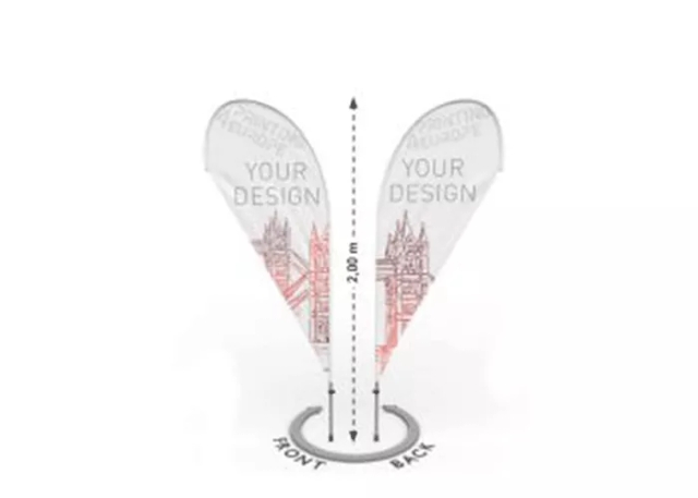 Beach Flag Double Side