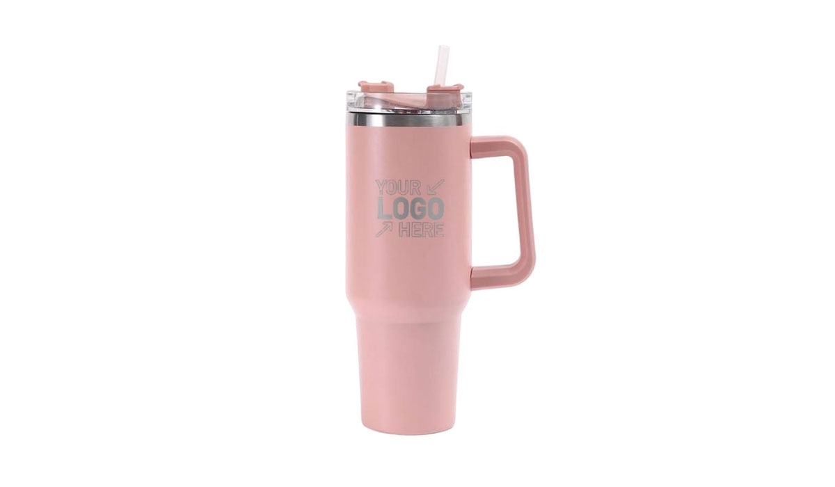 30oz Stainless Steel Tumbler with Handle
