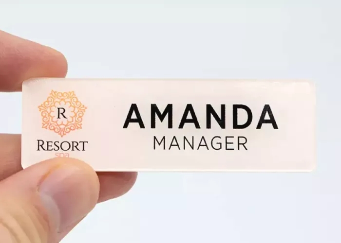 Acrylic Name Tag